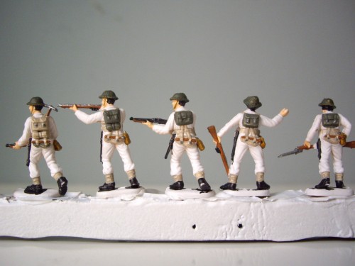 Italeri British Infantry back belting
