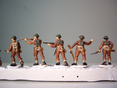 Italeri British Infantry Uniform back