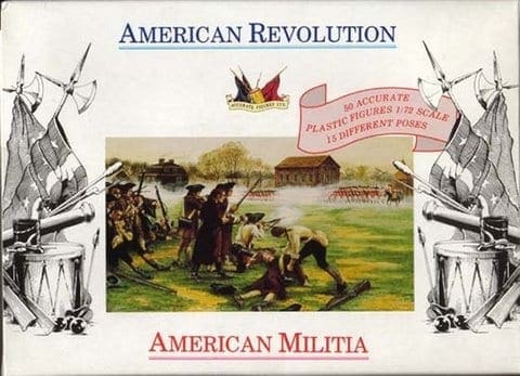 1/72 American Militia In Winter Dress 1812 Strelets M098 