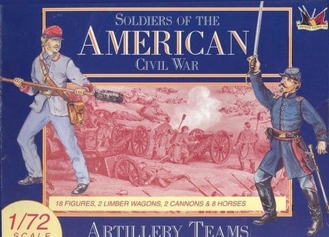 Accurate - 7208  - Confederate Artillery Team box cover image