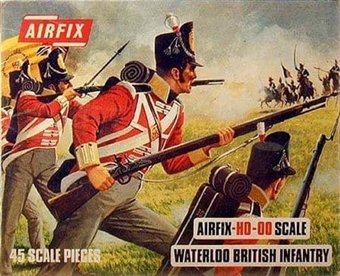 Airfix Empty Repro Box #51461 Waterloo British Infantry 1:32 Scale 