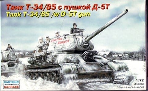 Eastern Express - 72054 - Tank T-34/85 with D-5T gun - 1/72 Scale