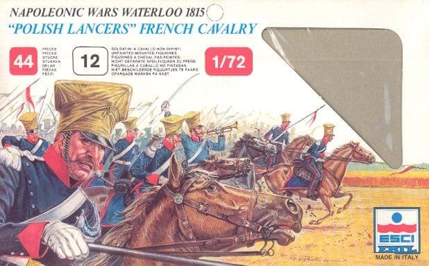 1/72 ESCI 218 French Cavalry "Polish Lancers" Napoleonic Wars toy Soldiers MIB 
