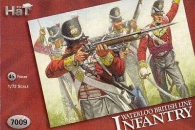 no box #51461-14 in all 7 poses Airfix Waterloo British Infantry 1815 