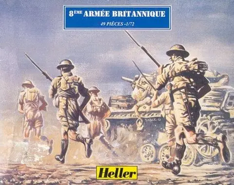 HEL49609 British 8th Army Heller 1:72-8eme Armee Britannique 
