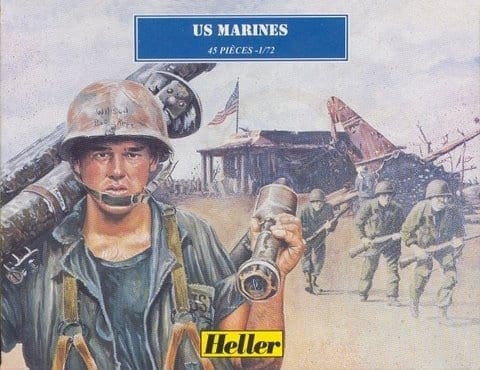 Figurine US Marines Heller 49616 Maquette