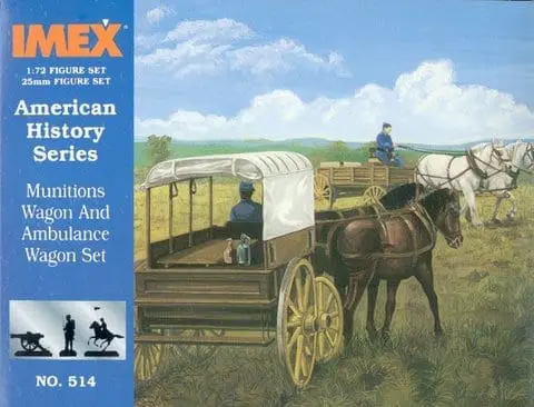 Imex - 514 - Munitions Wagon and Ambulance Wagon box cover image