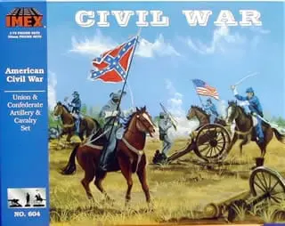 Imex - 604 - Union & Confederate Artillery and Cavalry set. box cover image