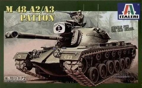 Tank m48 a3 Patton 2 USA Vietnam 1968 Finished Model 1:72 ALTAYA