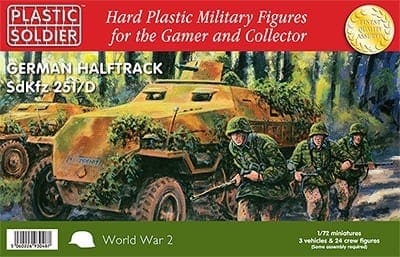 Plastic Soldier WW2V20006 Details about   Easy Assembly SdKfz 251/D German Halftrack P3 