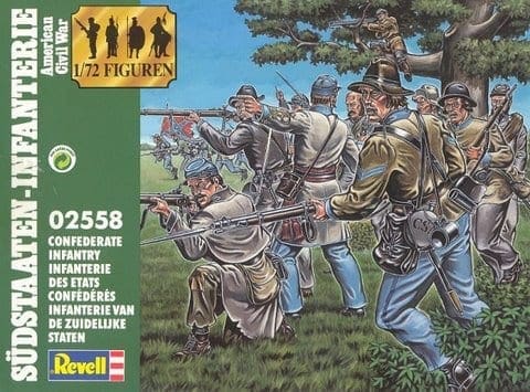 Revell 1:72 ACW Confederate Pioneers Kit 02564 The Cream of The Crop!!! 
