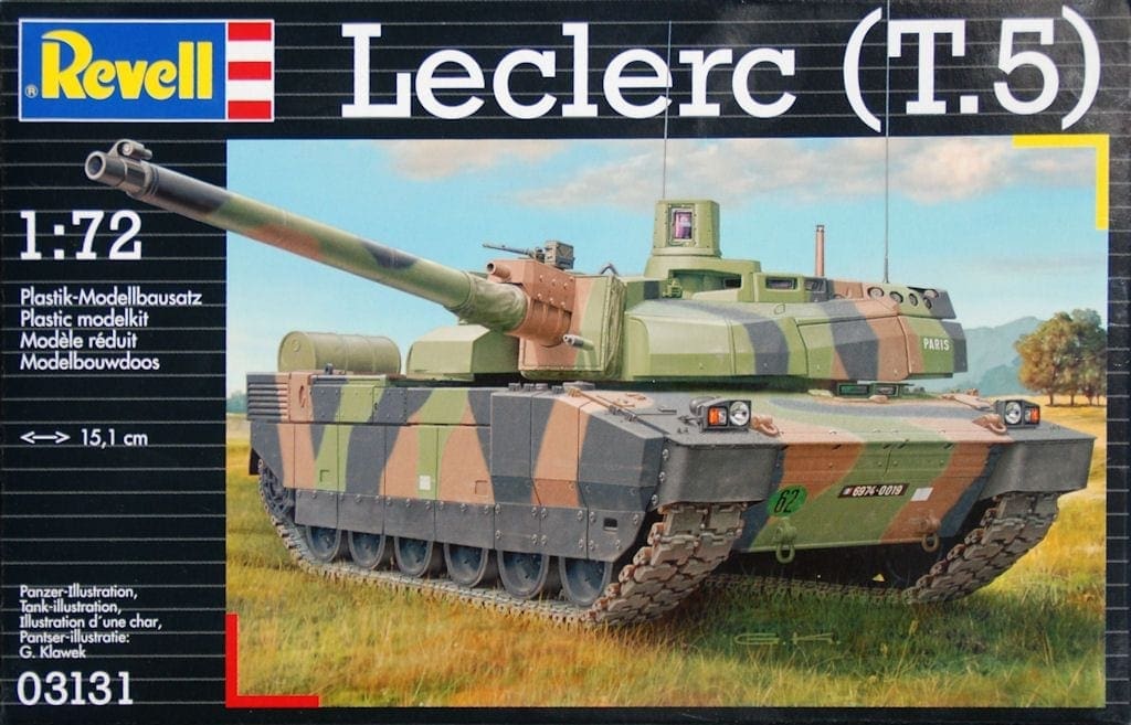 LECLERC t5-1997 modele 1:72 model Amercom cs-17 