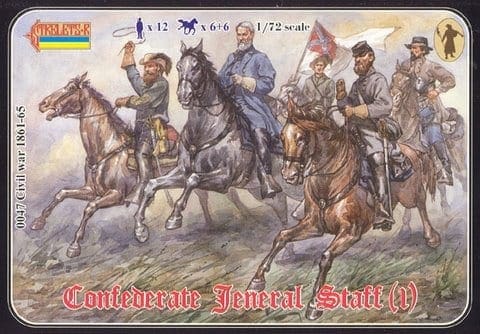 Strelets - 047 - Confederate General Staff box cover image