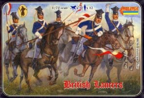 Strelets - 036 - Crimean War British Lancers box cover image