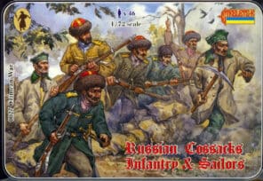 Strelets - 027 - Crimean War Russian Cossack Infantry and Sailors box cover image