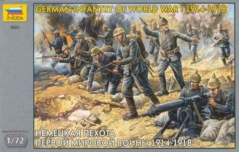 ZVEZDA MINIATURES 1//72-8082 Russian Infantry of World War I SOLD OUT CATALOG
