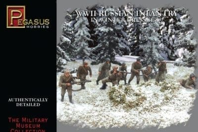 1:72 Pegasus 7271 WKII Rußland russische Soldaten im Mantel Herbst Winter Armee