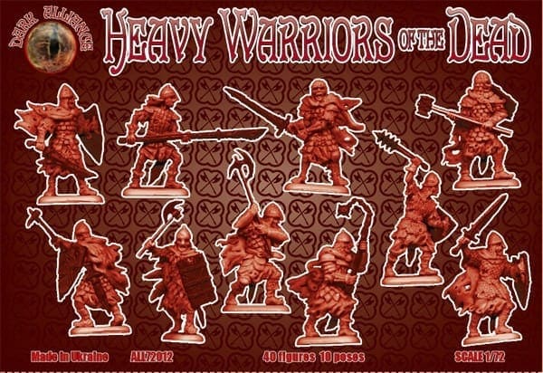 Alliance 1/72 72012 Heavy Warriors of the Dead Set 2 Fantasy Series 