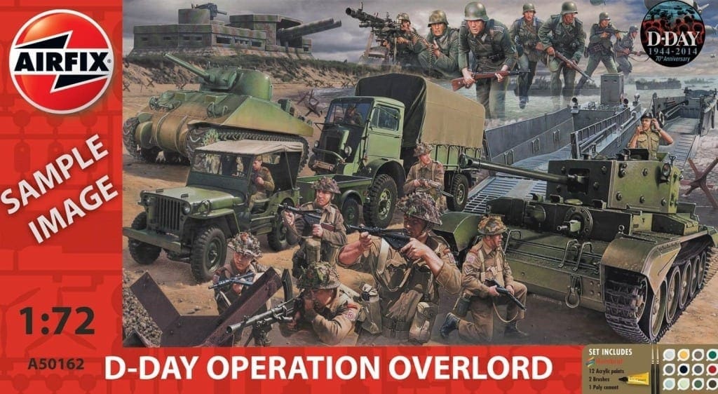 Airfix - A50162 - D-Day Operation Overlord Gift Set - 1/72 Scale Model