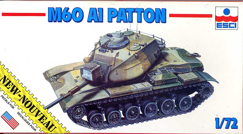 M60A1 Tank 1:72 Plastic Model Kit 7075 ITALERI 