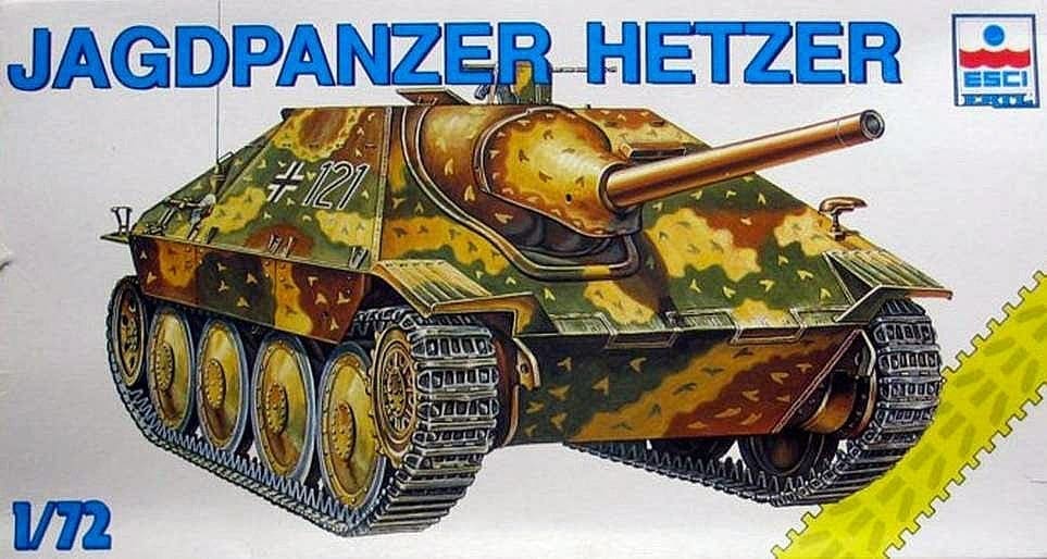 ESCI - 8375 - 8011 - Jagdpanzer Hetzer (38 t Hetzer) - 1/72 Scale Model