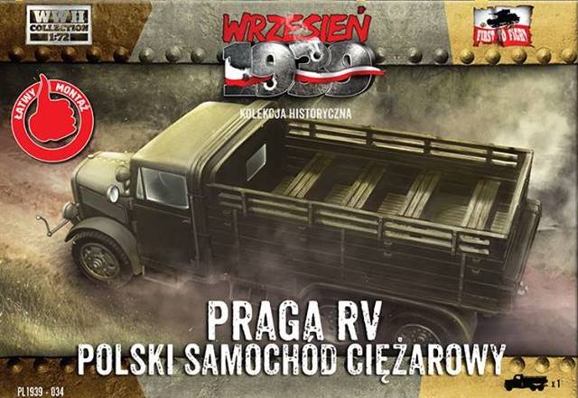 First to Fight Polish Fiat 621L truck 1:72 011 