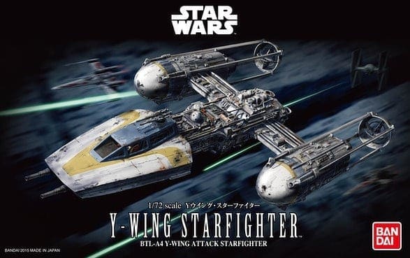 Bandai Hobby Star Wars A-Wing Starfighter 1/72 Scale Model Kit USA Seller 