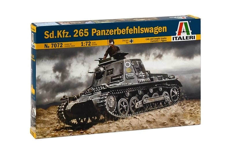 SdKfz 265 German command tank 1/72nd plastic kit First To Fight 