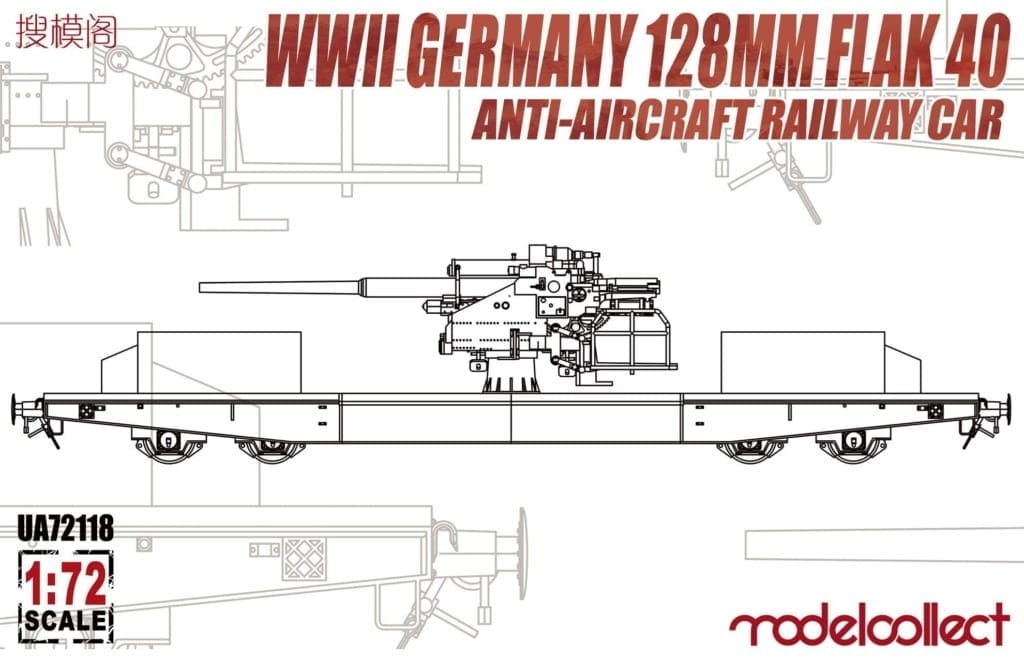 Modelcollect Ua72118 Wwii Germany 128mm Flak 40 Anti Aircraft