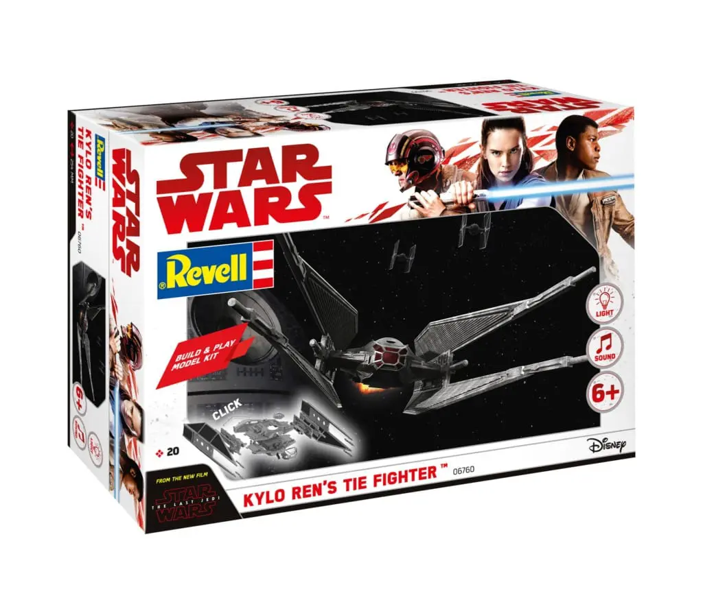 Revell - 06760 - Build & Play Kylo Ren's TIE Fighter (1/70) - 1/72 Scale  Model