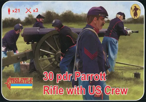 Strelets - 182 - 30pdr Parrott Rifle with US Crew box cover image
