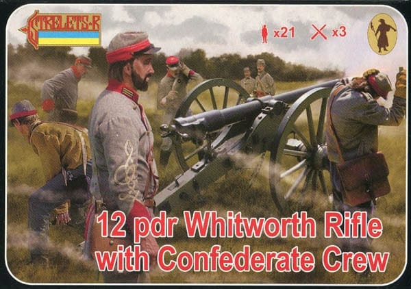 Strelets - 183 - Whitworth Rifle with Confederate Crew box cover image