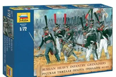 Red Box 72131 Russian Line Infantry Musketeers, 1805-1808 34 Figures 1/72