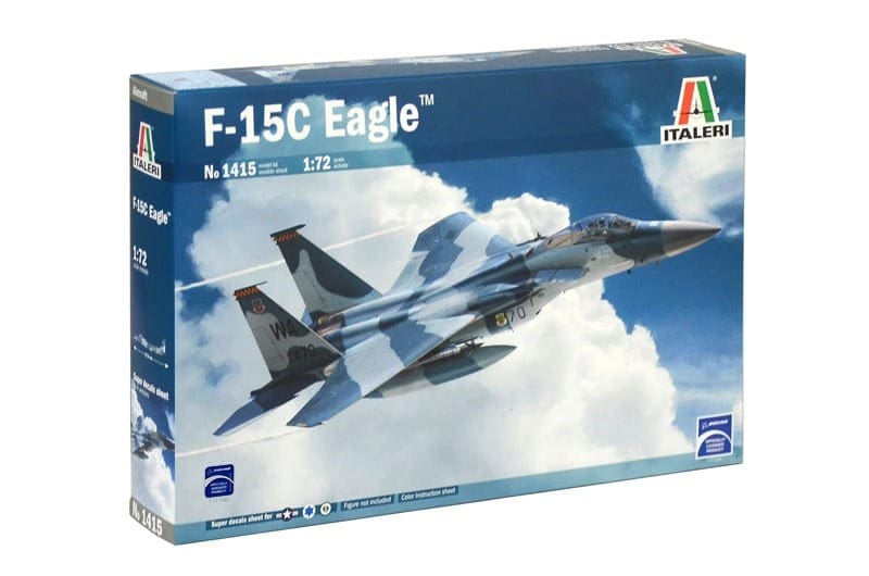 F 15c eagle kit 1:72 aerei scala italeri 