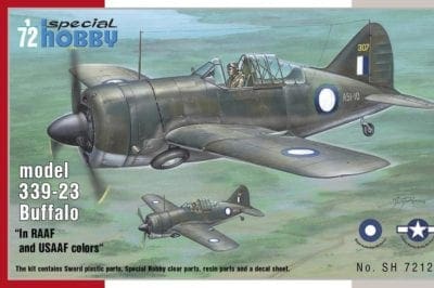 FIGHTERS OF IIWW Atlas BREWSTER BUFFALO B-239 HANS HENRIK WIND 1943 1/72 