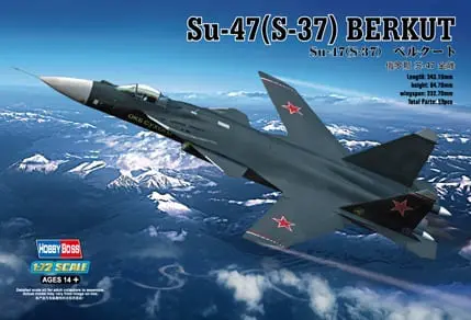 Fighter SU-47 "Berkut" Zvezda Model Kit 7215 Russian Fifth Generation Scale 1/72 