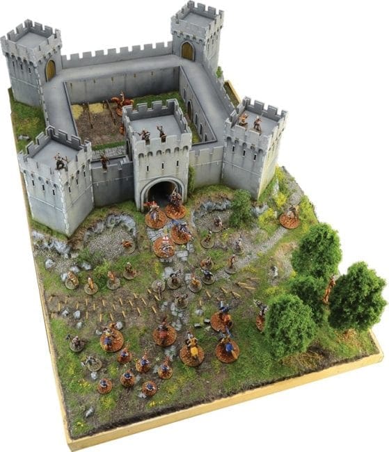 1:72 Italeri Battle Set Castle Joan Of Arc In Battle Giovanna D'Arco Kit IT6185