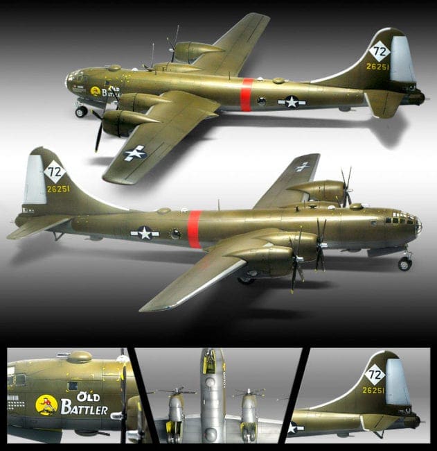 PKAY12517 Academy 1:72 Scale B-29A USAAF 'Old Battler' 