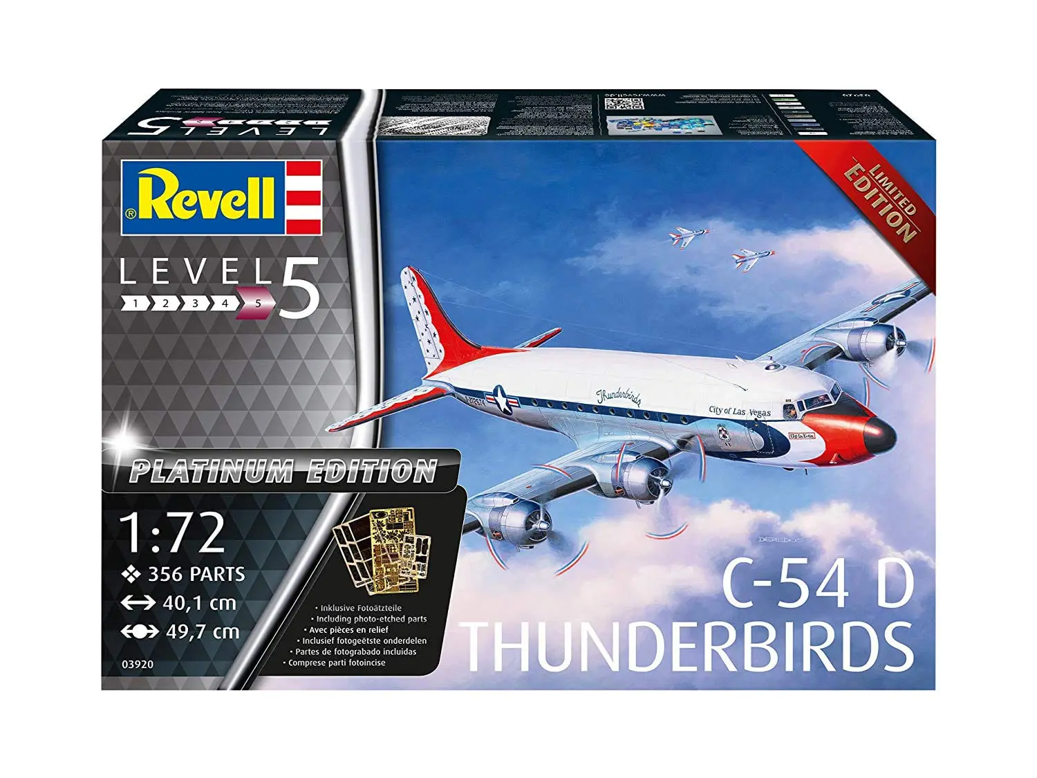 C-54D Thunderbirds Platinum Edition 1:72 Revell Model Kit 