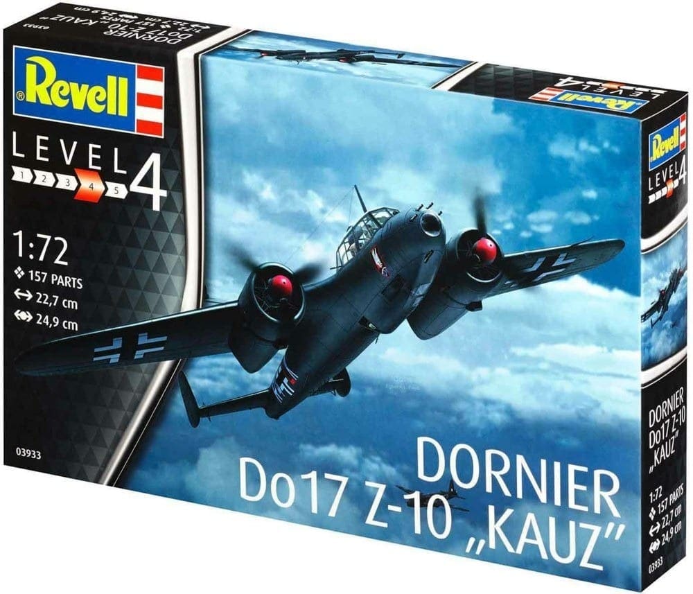 Revell Reve03933 Dornier Do17 Z-10 Kauz 1/72 