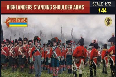 1:72 Highlanders on the march Strelets 0140 