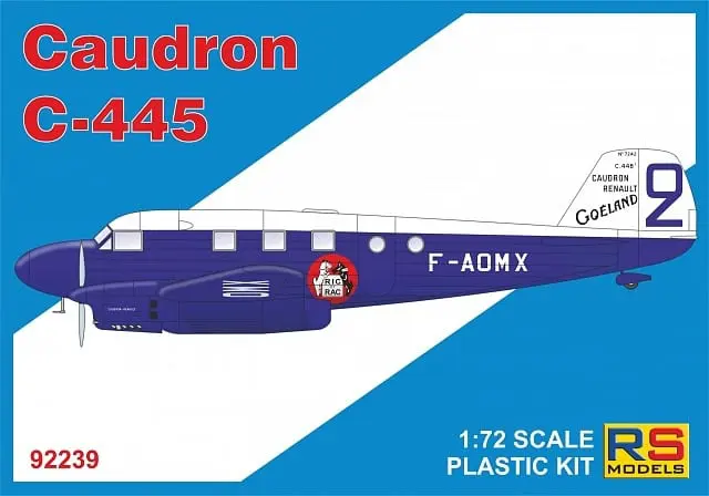 Rs models rsmo 92247 Caudron c-445 1/72 