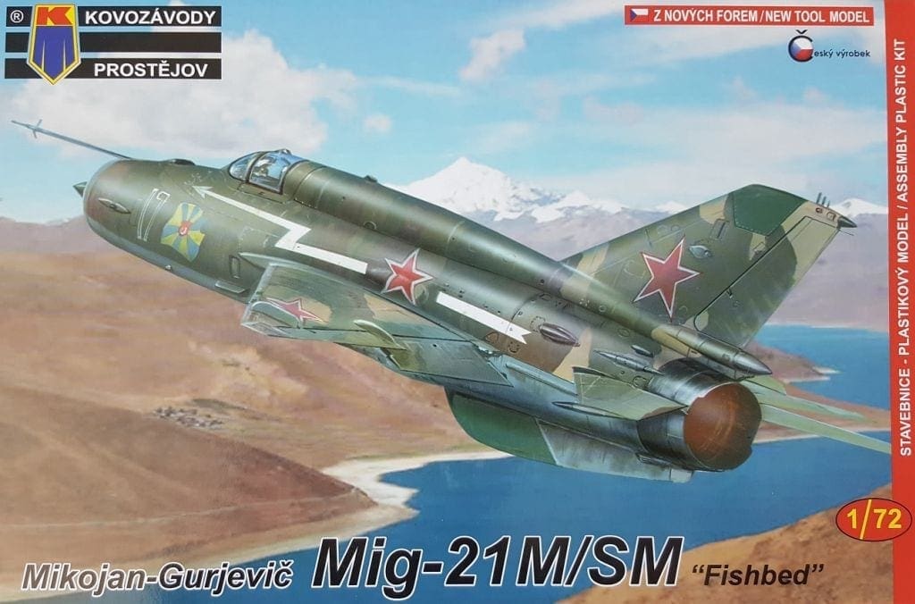 Kovozavody Prostejov 1/72 Mikoyan MiG-21M/SM Fishbed "Soviet AF" # 7298 