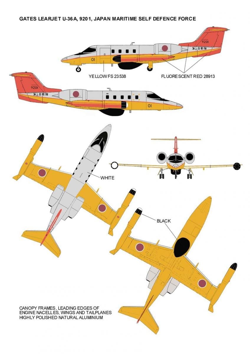 1:72 Length 206 mm Details about   Sova Model SM72006 Learjet U-36A  Japan model kit scale