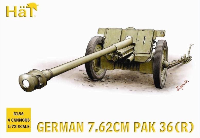 HäT/HaT WWII German Pak 40 Anti-tank Gun 1/72 Scale 25mm 