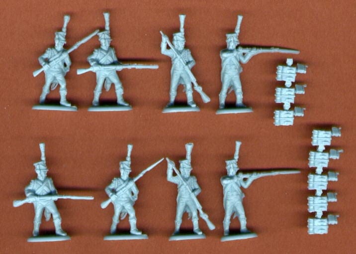 Figure Set HaT Miniatures 1/72 FRENCH LIGHT INFANTRY CHASSEURS ACTION