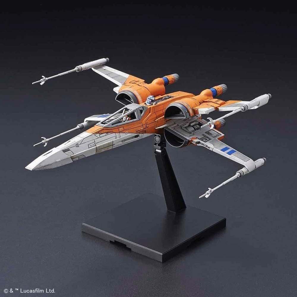 Rise of Skywalker BANDAI Star Wars 1/72 POE'S X-WING FIGHTER & X-WING FIGHTER 