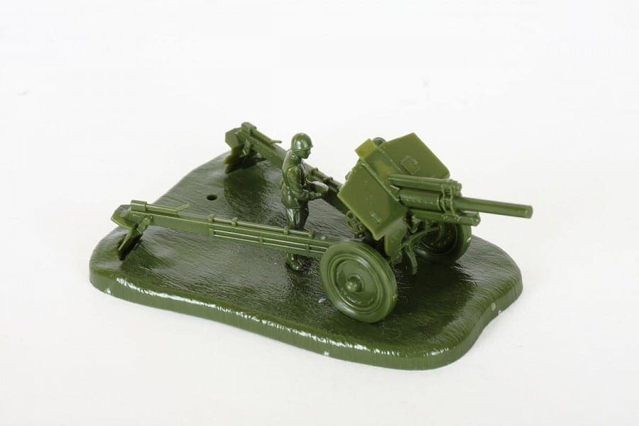 Zvezda 1/72 M30 122mm Sowjet Howitzer W/ 2 Figuren #6122 