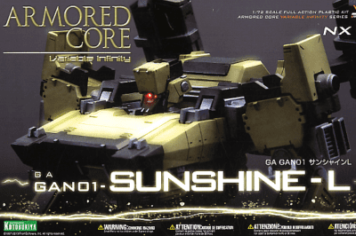 Kotobukiya – NX10 (VI062 / VI062X) – GA GAN01 Sunshine-L (Armored Core)