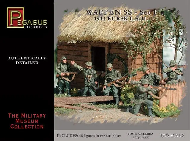 Pegasus - 7201 - German Waffen SS Set 1 (1943 Kursk L.A.H.) - 1/72